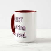 "ちょうど始まります"。 「57 Chevyのコーヒー・マグ マグカップ (正面左)