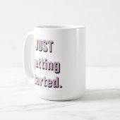 "ちょうど始まります"。 「57 Chevyのコーヒー・マグ マグカップ (正面左)