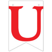 ちょうど婚約したで、赤い文字-ハート、リングおよび矢 バンティングフラッグ (第2の旗)