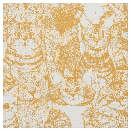 ちょうど子猫のパパ ファブリック (見本)