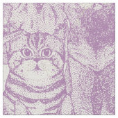 ちょうど子猫スミレ ファブリック (クローズアップ)