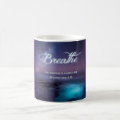 ちょうど宇宙を取っています心配を…呼吸して下さい コーヒーマグカップ (中央)