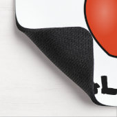 ちょうど実質の食糧を食べて下さい マウスパッド (コーナー)