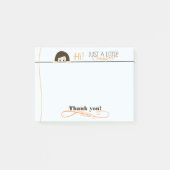 ちょうど小さいメモのポスト・イット ポストイット (正面)