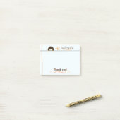 ちょうど小さいメモのポスト・イット ポストイット (デスク上)