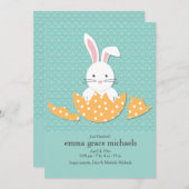 ちょうど工夫された誕生の発表 案内状 (正面/裏面)