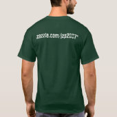ちょうど幸運があって下さい! Tシャツ (裏面)