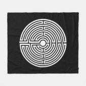 ちょうど当惑の回状 フリースブランケット (正面(横))