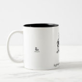 ちょうど彼の彼のナットを見てほしいリス ツートーンマグカップ (左)