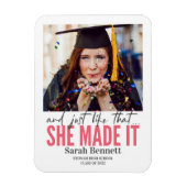 ちょうど彼女が卒業発表をしたように マグネット (縦)