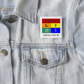 ちょうど愛虹または廃止の支柱8 缶バッジ (インサイチュ)