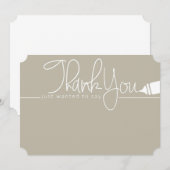 ちょうど感謝していしています言いたいと思いました サンキューカード (正面/裏面)