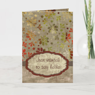 ちょうど挨拶するため カード