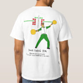 ちょうど捕獲物Emの前部 Tシャツ (裏面)