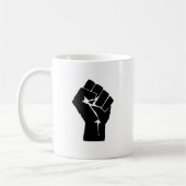 ちょうど握りこぶし コーヒーマグカップ (左)