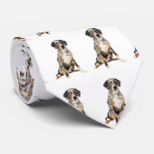 ちょうど明白なPix著Catahoulaのタイ ネクタイ (ロール)