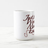 ちょうど最も悪いお母さん コーヒーマグカップ (中央)