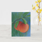 ちょうど桃色のメッセージカード カード (黄色い花)