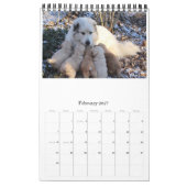 ちょうど楽しい時を過すGoldens カレンダー (2月 2027)