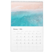 ちょうど水のビーチ愛好家のように2025 カレンダー (2月 2026)