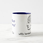 ちょうど水泳のマグを保って下さい ツートーンマグカップ (中央)