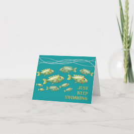 ちょうど水泳のNotecardを保って下さい カード