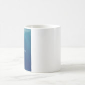 ちょうど水泳を保って下さい コーヒーマグカップ (中央)