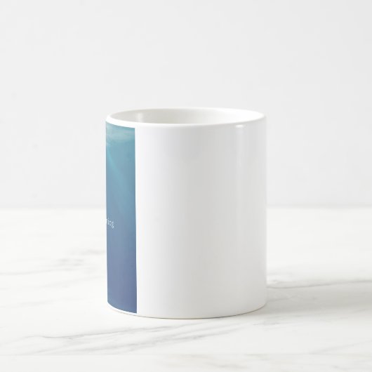 ちょうど水泳を保って下さい コーヒーマグカップ (中央)