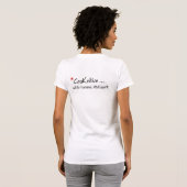 ちょうど水泳を保って下さい! ワイシャツ Tシャツ (裏面フル)