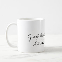 "ちょうど水泳"の金魚のコーヒー・マグ保って下さい コーヒーマグカップ