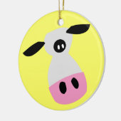 ちょうど牛 セラミックオーナメント (左)