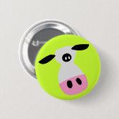 ちょうど牛 缶バッジ (正面&裏面)