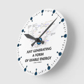 ちょうど発生させます使用可能なエネルギー(Krebs)の型枠を ラウンド壁時計 (傾斜)
