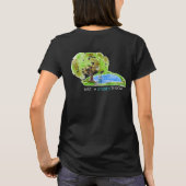 ちょうど石の投球のワイシャツ Tシャツ (裏面)