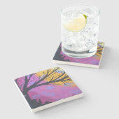 ちょうど石造りのコースターがあって下さい ストーンコースター (横)