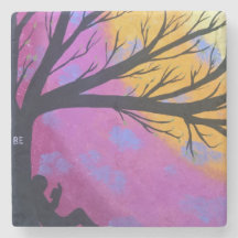 ちょうど石造りのコースターがあって下さい