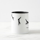 ちょうど私が転がるかいかにであるおもしろいなバイク-サイクリングのサイクリング マグカップ (中央)