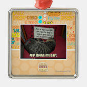 ちょうど私のpart.をすること メタルオーナメント (正面)