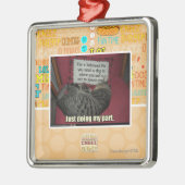 ちょうど私のpart.をすること メタルオーナメント (左)