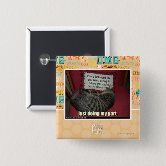 ちょうど私のpart.をすること 缶バッジ (正面&裏面)