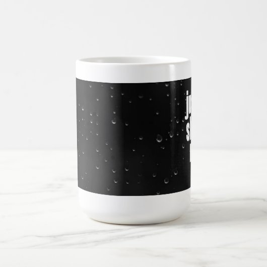 ちょうど私をコーヒー・マグ撃って下さい コーヒーマグカップ (中央)