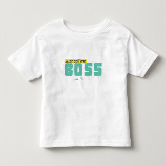 ちょうど私をボスの幼児の罰金のジャージーのTシャツと電話して下さい トドラーTシャツ