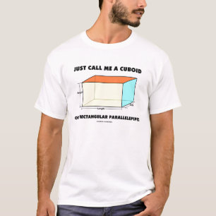 ちょうど私を立方体か長方形と…電話して下さい Tシャツ