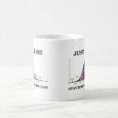 ちょうど私を重要統計的に電話して下さい コーヒーマグカップ (中央)