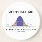 ちょうど私を鐘の重要なカーブと統計的に電話して下さい コースター (正面)