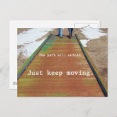 ちょうど移動を保って下さい ポストカード (正面/裏面)