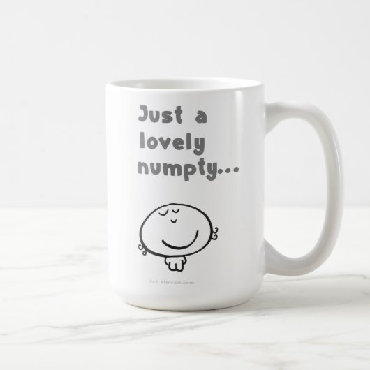 ちょうど美しいnumpty。 コーヒーマグカップ (右)