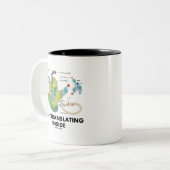 ちょうど翻訳します内部(蛋白質の統合)を ツートーンマグカップ (正面左)