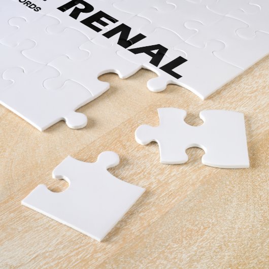 ちょうど腎臓です(腎臓のNephronの腎臓のユーモア) ジグソーパズル (側面)