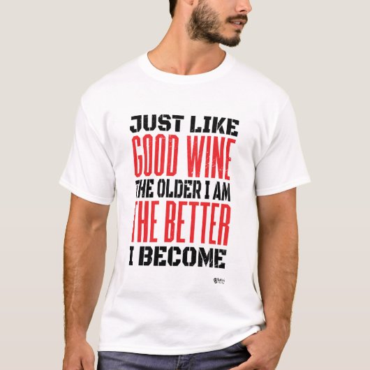 ちょうど良いワインホワイトのように Tシャツ (正面)